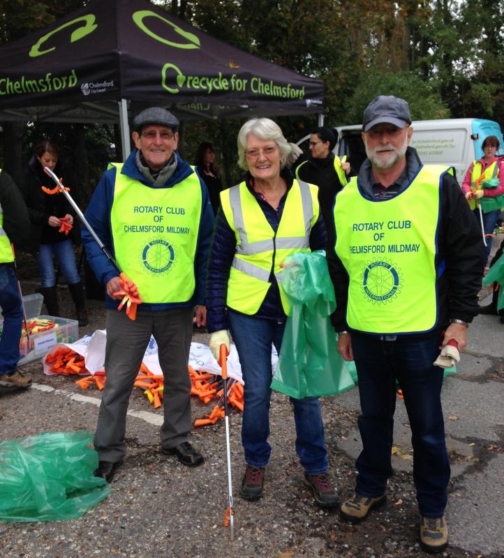 Litter Picking Rotary Chelmsford Mildmay